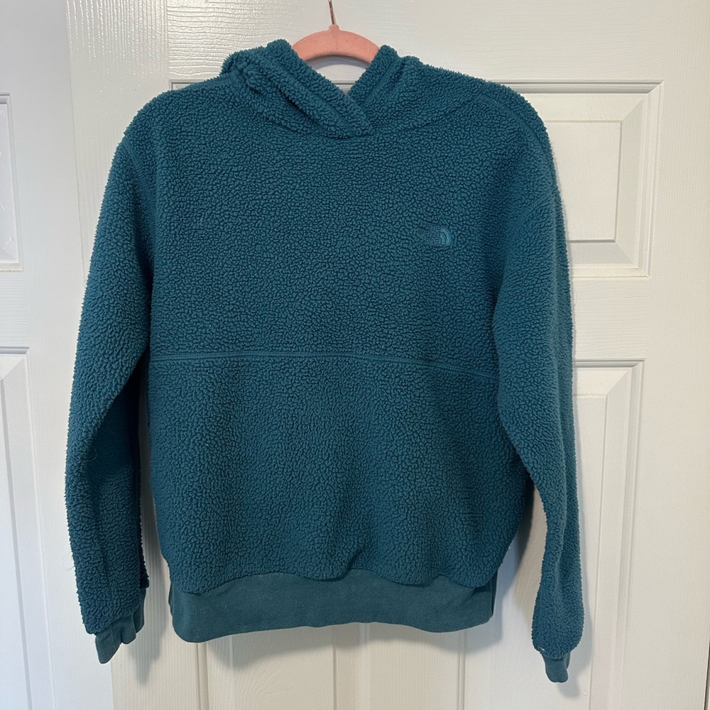 The North Face Teal Fleece Hoodie